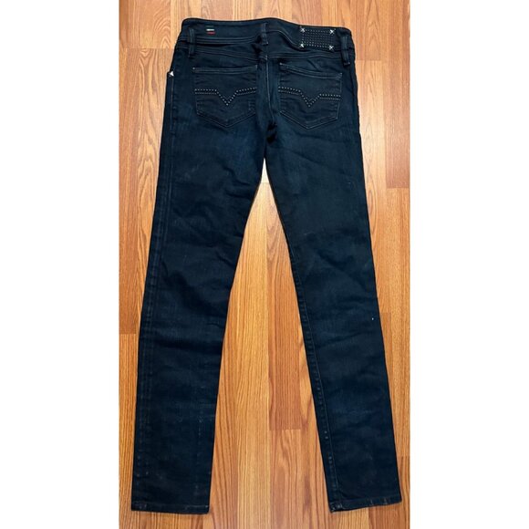 Diesel Matic 008kx Jeans Women 28x34 Slim Straight Leg Low Rise Cowgirl - Picture 3 of 9